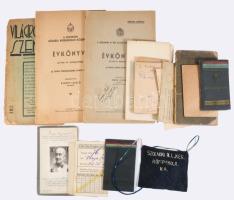 vegyes nyomtatvány és okmány hagytaék, benne judaika, minikönyv, stb