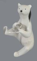 Drasche medve figura, jelzett, hibátlan, m. 10 cm
