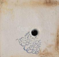 Bodrogkeresztúri bagoly és népi ruhás lány, jelzett, m: 12,5 cm