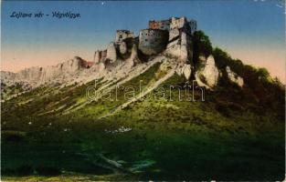 Lejtava, Zsolnalitva, Lietava (Vágvölgy, Povazie); vár / Hrad Lietava / castle (EK)