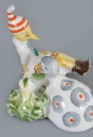 Polonne porcelán mesefigura, jelzett, hibátlan, m: 8 cm