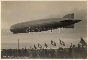 Zeppelin landing in Basel photo