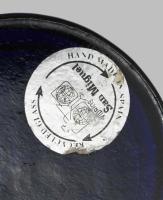 San Mignel spanyol fodros váza, jelzett, hibátlan, m: 17 cm