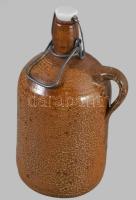 Kerámia csatos üveg. XX. sz. eleje 24 cm