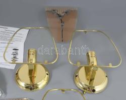 3 db falikar, új állapotban, üveg burával