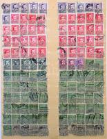 Lengyelország 1930-1952 Sokpéldányos rendező 8 lapos A/4 berakóban