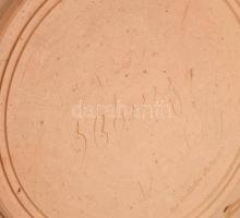 2 darab iparművész falitál, közte Ferenc Óbánya, d: 28 cm