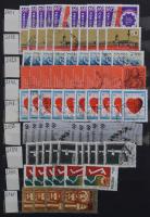 Lengyelország 1970-1980 Teljes kiadások, önálló értékek több példányban, 12 lapos A/4-es berakóban