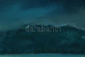 Pálffy Károly (1949-): Vihar után. Olaj, farost. Jelzett a hátoldalán. Fakeretben. d: 30 cm