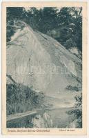 Szováta, Sovata; Statiune Balneo-Climaterica, Stanca de sare / sószikla, hegymászó / salt rocks, hiker (EK)