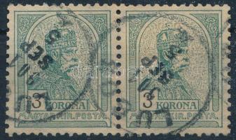 1900 Turul 3K pár csillag vízjellel "LUGOS"