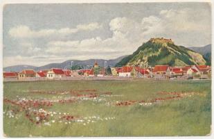 Barcarozsnyó, Rozsnyó, Rasnov, Rosenau; Castelul / Schloss / vár. E. Marvan kiadása / castle (EM)