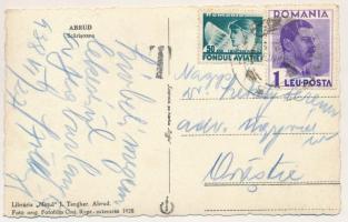 1938 Aranyosfő, Scarisoara; Ghetar / jégbarlang belső / ice cave interior (gyűrődés / crease)