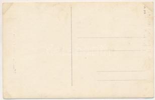 1929 Gyulafehérvár, Karlsburg, Alba Iulia; Cetate Poarta III. Foto Bach / a három vezér emlékműve, l...