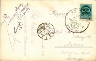 Kolozsvár, Cluj; Szívélyes üdvözlet Kolozsvárról, irredenta propaganda / entry of the Hungarian troo...