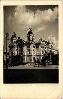 Kolozsvár, Cluj; Nemzeti színház / national theatre. photo + "1940 Kolozsvár visszatért" So. Stpl. (szakadás / tear)