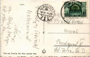 Kolozsvár, Cluj; Biserica Sf. Mihai / Szent Mihály templom / church + "1940 Kolozsvár visszatér...