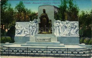 Trieste, Trieszt; Monumento Imperatrice Elisabetta / statue of Empress Elisabeth of Austria (Sisi)