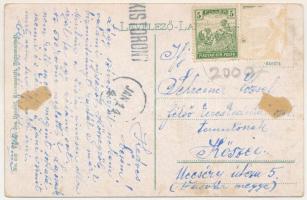 Nagyszeben, Hermannstadt, Sibiu; Honvéd laktanya, híd. Jos. Drotleff / Honvedkaserne / Cazarma honve...