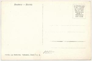 Beszterce, Bistritz, Bistrita; Evang. Kirche / Evangélikus templom / Lutheran church (vágott / cut)