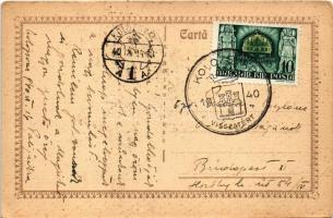 Kolozsvár, Cluj; Román Nemzeti Bank / Palatul Bancii Nationale / Romanian National Bank + "1940...