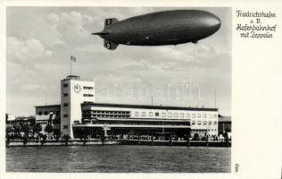 Friedrichshafen railway station with Zeppelin