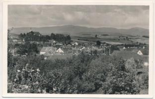 1943 Nagybacon, Nagy-Baczon, Batanii Mari; látkép. Borbáth Zoltánné fényképész, Bogdán Emil kiadása / view