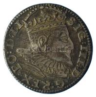 Lengyel-Litván Nemzetközösség 1594. 3gr Ag "III. Zsigmond" Riga (2,30g) T:XF,VF ü., patina Polish-Lithuanian Commonwealth 1594. 3 Groszy (Trojak) Ag "Sigismund III" Riga (2,30g) C:XF,VF ding, patina Kopicki 8184