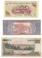 Vegyes: Észak-Korea 1992. 50W + Laosz 1988. 500K + Bhután 2006. 5Ng T:UNC,AU
Mixed: North Korea 199...