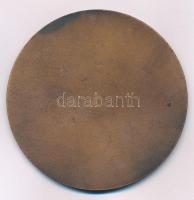 Iván István (1905-1968) DN "Budapest - Rákóczi Ferenc" bronzozott Al emlékérem (80mm) T:AU...