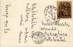 1938 Krasznahorkaváralja, Krásnohorské Podhradie (Rozsnyó, Roznava); Krasznahorka vára / Hrad Krásna...