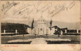 1907 Krasznahorkaváralja, Krásnohorské Podhradie (Rozsnyó, Roznava); Andrássy mauzóleum / mausoleum (fl)