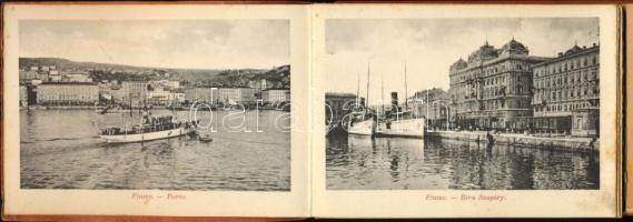 ca 1900 Quarnero - Fiume (Rijeka) 20 képet tartalmazó leporello, Divald Károly kiadása Budapest. Kia...