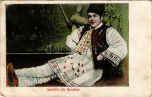 1906 Román népviselet / Romanian folklore (EB)