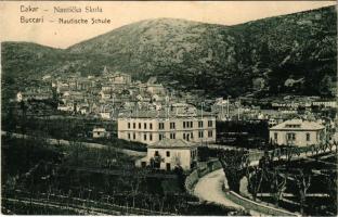 Bakar, Szádrév, Bukar, Bukkari, Buccari; Nautische Schule / Nauticka Skola / haditengerészeti iskola / K.u.K. Kriegsmarine, navy school. Federico Cretich