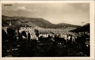 1939 Bakar, Szádrév, Bukar, Bukkari, Buccari; látkép / general view. photo (gyűrődés / crease)