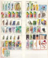 Madagaszkár 242 klf + Mali 135 klf + Mauritánia 99 klf bélyeg 4 berakólapon