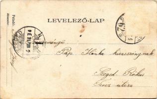 1905 Fedák Sári "János vitéz" (ázott sarkak / wet corners)