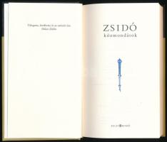 Zsidó közmondások. Válogatta, fordította és az utószót írta: Halasi Zoltán. 2014, Kelet Kiadó. 188p....