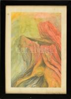 Kőhalmi Ákos (1963-): Burjánzás. Akvarell, ceruza, papír, jelzett a paszpartun. Üvegezett fa keretben, 28,5×20,5 cm. Kiállítva: Házat-Hazát Alapítvány Jótékonysági kiállítás és vásár, 1997. Reprodukálva: Házat-Hazát Alapítvány Jótékonysági kiállítás és vásár, 1997, katalógus. Jótékonysági árverés a Házat-Hazát Alapítvány otthonteremtési programjának támogatására.