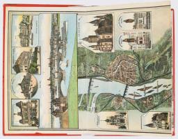 Rhein Panorama von Cöln bis Mainz. / Panorama of the Rhine from Mainz to Cologne.182 x 20 cm Aranyoz...