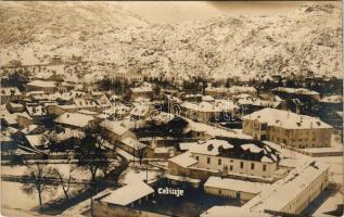 Cetinje, Cettinje, Cettigne; general view in winter. photo