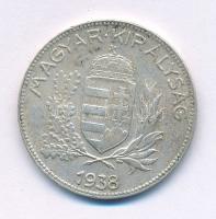 1938. 1P Ag T:XF,VF patina Adamo P6