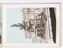 ca 1900 Bayrischen Königs-Schlösser. képes leporello, + Karlsruhe képes leporello 12 képpel. + Bad E...