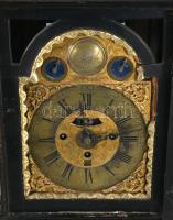 Szekrényóra, (kandallóóra) XVIII. sz. Pozsony, "Jacob Gulden Pressburg" órásmester felirat...