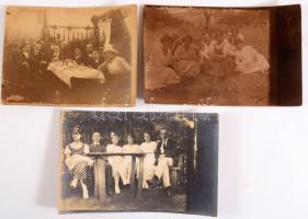 Vegyes fotó tétel: több mint 110 db vegyes papírkép és vizitkártya az 1900-as évek elejétől