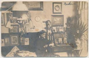 Bukova, Bucova (Banat); polgári szoba belső / room interior. photo (b)