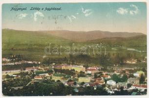 Nagyenyed, Aiud; Látkép a fegyházzal. Lázár Adolf kiadása / view with the jail (fl)