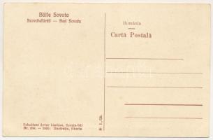 Szovátafürdő, Baile Sovata; Baie in Lacul Ursu / Fürdő a Medve tóban, fürdőzők. Schnitzer Artur kiad...