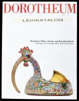 2015 Dorotheum Russisches Silber, Ikonen, und Kunsthandwerk árverési katalógus, orosz ezüstök, ikonok, műtárgyak témában.